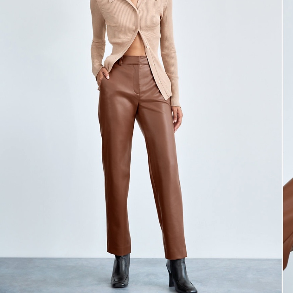 PATINA BROWN BABATON COMMAND PANT | ARTIZIA